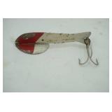 Vintage metal Red & White Fishing Lure