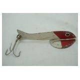 Vintage metal Red & White Fishing Lure