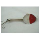 Vintage metal Red & White Fishing Lure