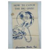 Vintage Canadian Baits Inc. Round Spoon Lures (4ct) in original packaging