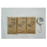 Vintage Canadian Baits Inc. Round Spoon Lures (4ct) in original packaging