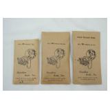 Vintage Canadian Baits Inc. Round Spoon Lures (3ct) in original packaging