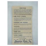 Vintage Canadian Baits Inc. Round Spoon Lures (3ct) in original packaging