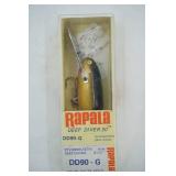 Vintage Rapala "Deep River 90" Fishing Lure. In original packaging