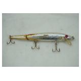 Vintage Rebel Floater Jointed Silver Minnow 4.75" long