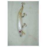 Vintage Rebel Floater Jointed Silver Minnow 4.75" long
