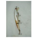Vintage Rebel Floater Jointed Silver Minnow 4.75" long