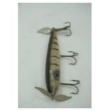 Vintage U3829 F Gilmore Wooden Topwater Fishing Lure