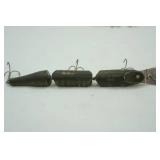 Vintage Creek Chub "Pikie" jointed fishing lure 7.5"