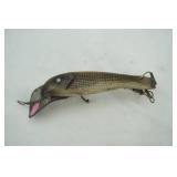 Vintage 7" Wooden Injured Minnow Lure