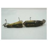 Vintage Creek Chub "Pikie" jointed fishing lure 7"