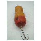 Vintage Made in Minnesota Wooden Popper 8" diameter!