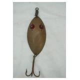 Vintage "Red Eye Muskie" 5" long. Hofschneider