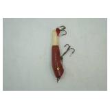 Vintage Wooden Mudpuppy jointed fishing lure