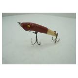 Vintage Wooden Mudpuppy jointed fishing lure