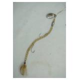 Vintage Fishing Lure. beaded, bucktail