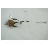 Vintage 1929 Heddon Dowagiac "Triple Teazer" Bucktail Lure