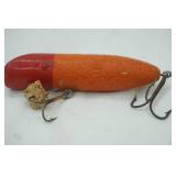 Vintage Wooden Topwater Plug 4"