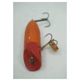 Vintage Wooden Topwater Plug 4"