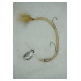 Vintage/Antique beaded bucktail bait Fishing Lure