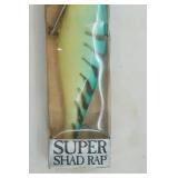 Vintage Rapala "Super Shad Rap" in original packaging 7"