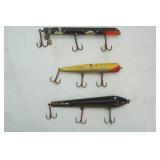 Antique/Vintage Wooden Lures (3ct) 7"-9"