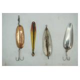 Vintage Fishing Spoon Lot (4ct)