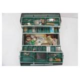 Vintage Tackle Box and Contents