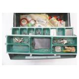 Vintage Tackle Box and Contents