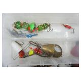Vintage Fishing Lures & Tackle Organizer