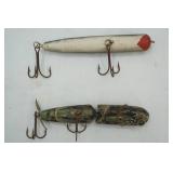 Vintage Wooden Musky Lures (2ct)