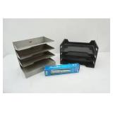 File Organizers (2ct) & 3-Hole Punch (new)