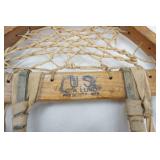 wood snow shoes