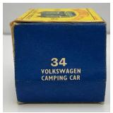 1962 Matchbox Lesney No. 34 VW Camper In Original Box