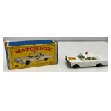 1965 Matchbox Lesney No. 55 Ford Galaxie Police Car In Original Box