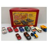 Misc. Vintage Matchbox Lesney Miniature Cars In 24 Car Carrying Case