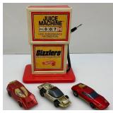 1969 Hot Wheels Redline SIZZLERS With Juice Machine (Chrome Missing)