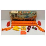 1969 Hot Wheels #6438 mongoose & Shark Drag RaceIn original Box (Missing Catalog, Instrructions & Cars )Box Beat Up