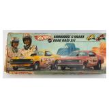 1969 Hot Wheels #6438 mongoose & Shark Drag RaceIn original Box (Missing Catalog, Instrructions & Cars )Box Beat Up