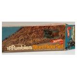 1969 Hot Wheels #6012 rRR Rumblers Stunt Rider Set In original Box (Missing Instructions) Box Beat Up