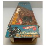 1969 Hot Wheels #6012 rRR Rumblers Stunt Rider Set In original Box (Missing Instructions) Box Beat Up