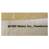 1969 Hot Wheels #6438 mongoose & Shark Drag Race In original Box (Missing Catalog, Instrructions, Cars & Button) Box Beat Up