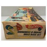 1969 Hot Wheels #6438 mongoose & Shark Drag Race In original Box (Missing Catalog, Instrructions, Cars & Button) Box Beat Up