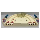 1974 Hot Wheels #7663 Thundershift 500  In Original Box (Missing Cars, Buttons, Flags, Stadium 2 Broken Tracks) Box Beat Up