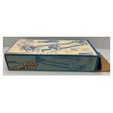 1974 Hot Wheels #7663 Thundershift 500  In Original Box (Missing Cars, Buttons, Flags, Stadium 2 Broken Tracks) Box Beat Up