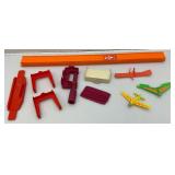 1970 Hot Wheels #6493 Flying Circus No Box (Missing Catalog, 2 Zopter, Cars & Buttons And More) Box Beat Up