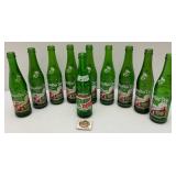 Vintage Early Mountain Dew Soda Bottles & Cap