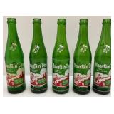 Vintage Early Mountain Dew Soda Bottles & Cap