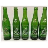 Vintage Early Mountain Dew Soda Bottles & Cap