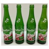 Vintage Early Mountain Dew Soda Bottles